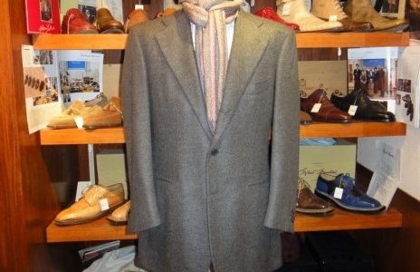 【アットリーニ Cesare Attolini】秋冬 TieYourTie別注キャメルヘア100%グレージャケット 52 [sold out thanks!]