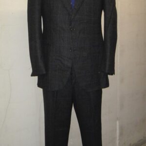 【ラベラサルトリアナポレターナ La Vera Sartoria】秋冬向け ウインドーペン柄グレースーツ 52