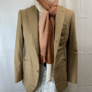 sartorio サルトリオ】ナポリ仕立て 秋冬向けカシミヤ絹ウール 格子柄 