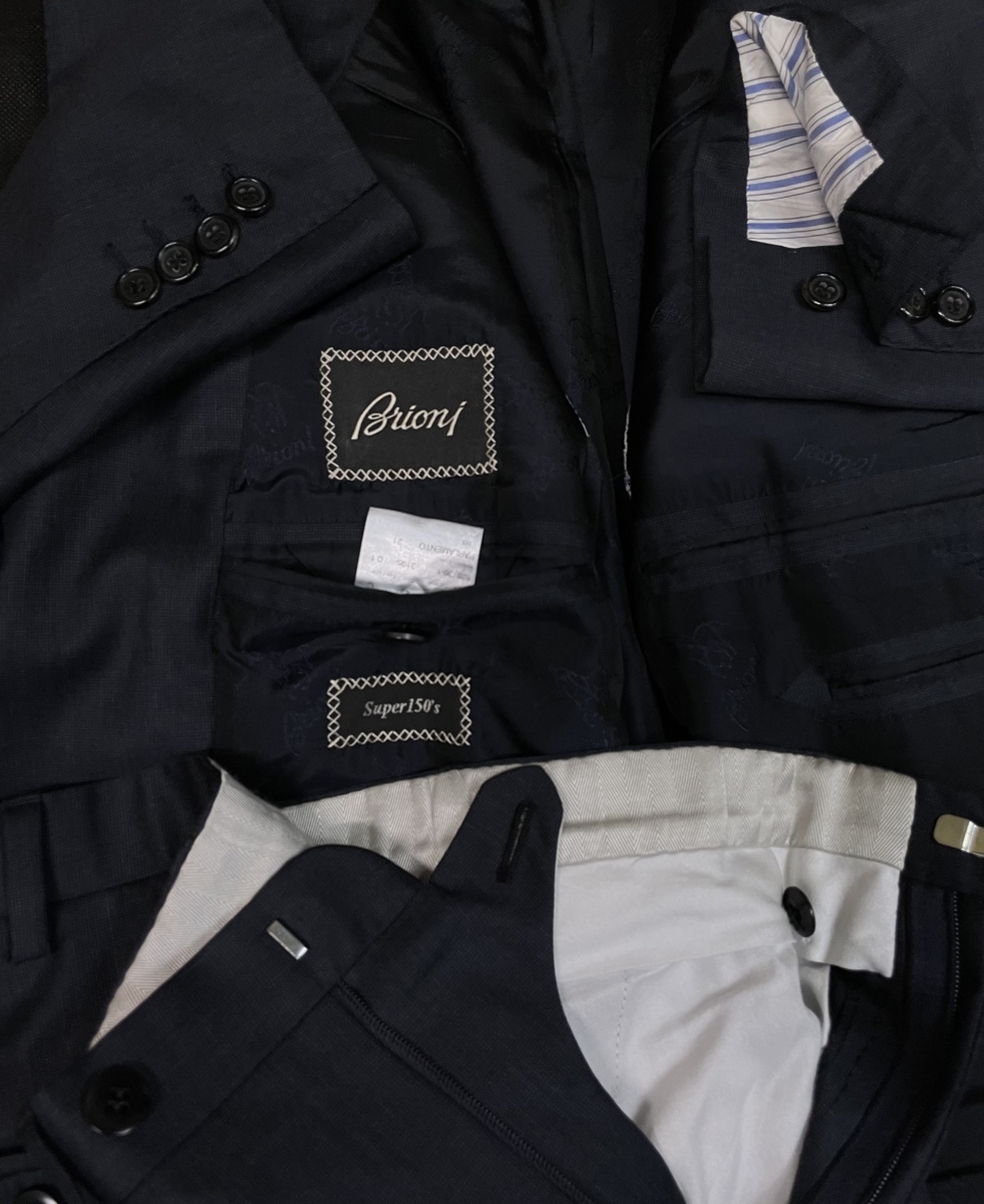 ブリオーニ Brioni】合い物 super150