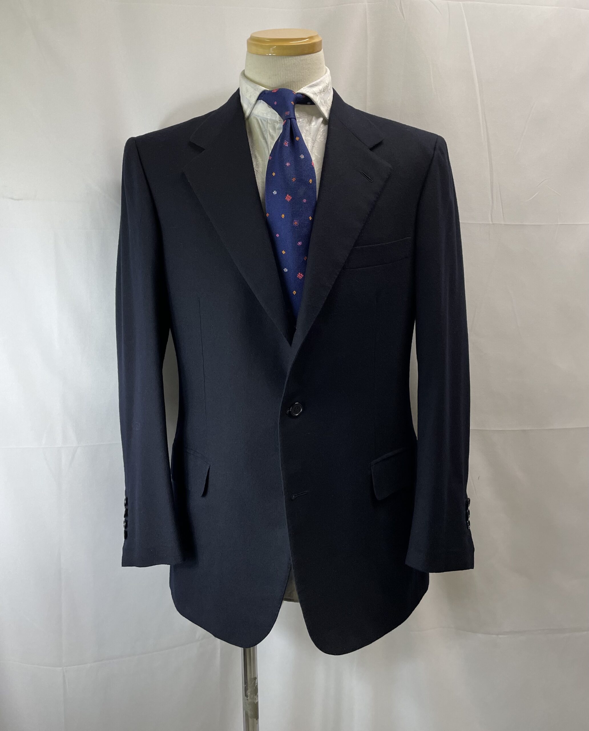 【ブリオーニ Brioni】合い物ネイビージャケット 50{sold out thanks!}