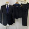 【オラツィオルチアーノ ORAZIO LUCIANO】MTO注文服 ピークドラペル スリーピーススーツ 46～48 濃紺{sold out thanks!}