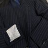 【オラツィオルチアーノ ORAZIO LUCIANO】MTO注文服 ピークドラペル スリーピーススーツ 46～48 濃紺{sold out thanks!} - 画像 (4)