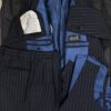 【オラツィオルチアーノ ORAZIO LUCIANO】MTO注文服 ピークドラペル スリーピーススーツ 46～48 濃紺{sold out thanks!} - 画像 (5)