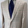 【イザイア ISAIA】バンブー竹繊維生地 チェック格子柄ジャケット 48 - 画像 (2)
