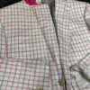 【イザイア ISAIA】バンブー竹繊維生地 チェック格子柄ジャケット 48 - 画像 (3)