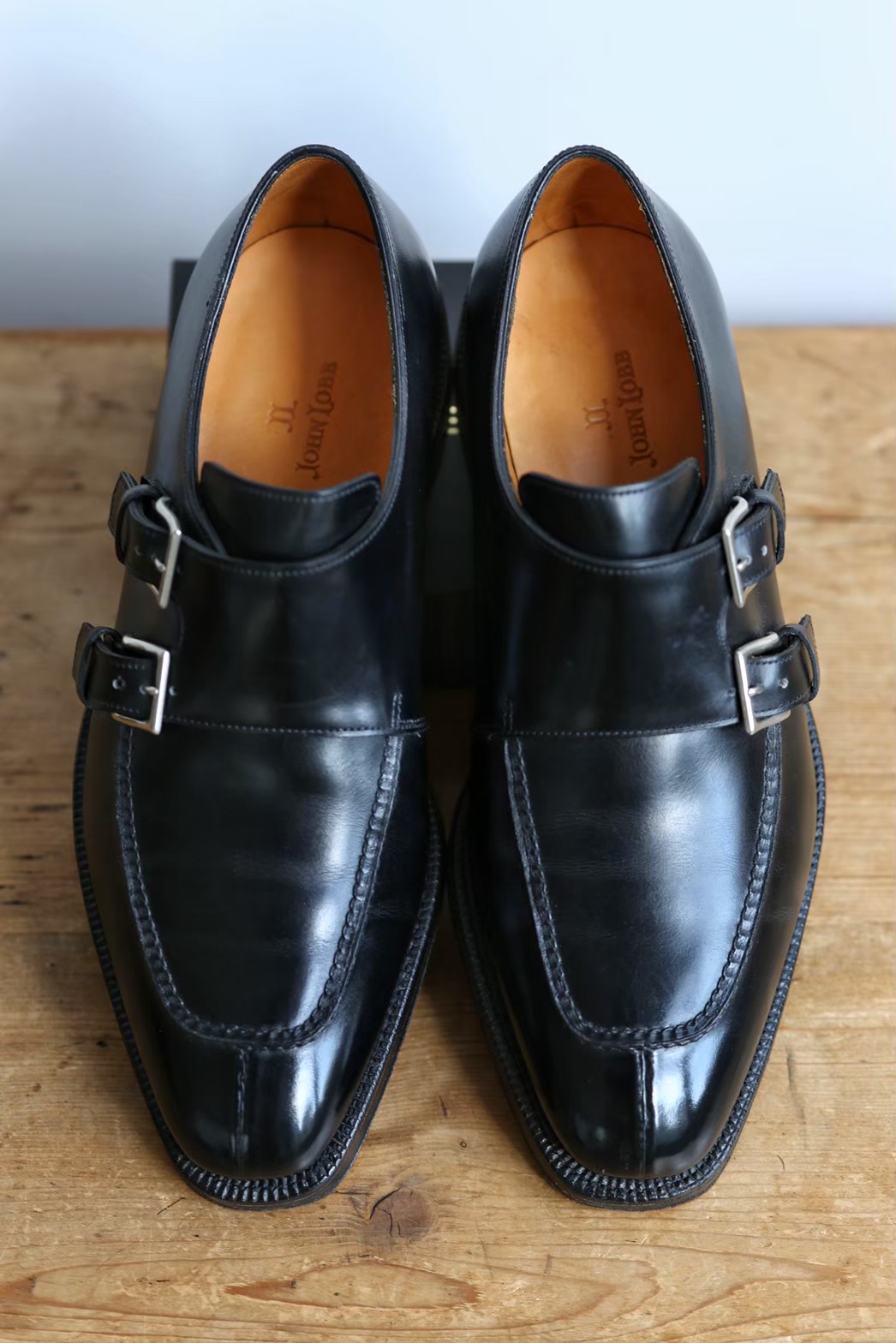 【ジョンロブ JOHN LOBB】2001年イヤーモデル ダブルモンク 6E 黒