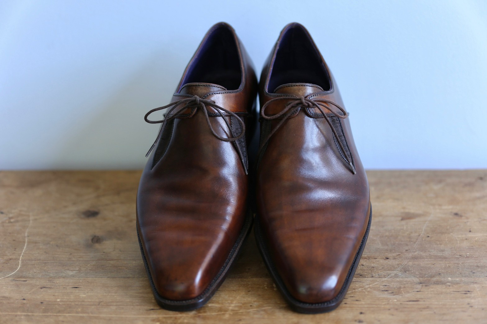 ベルルッティ Berluti】貴重ビスポーク注文靴 外羽根プレーントゥ 7 茶 