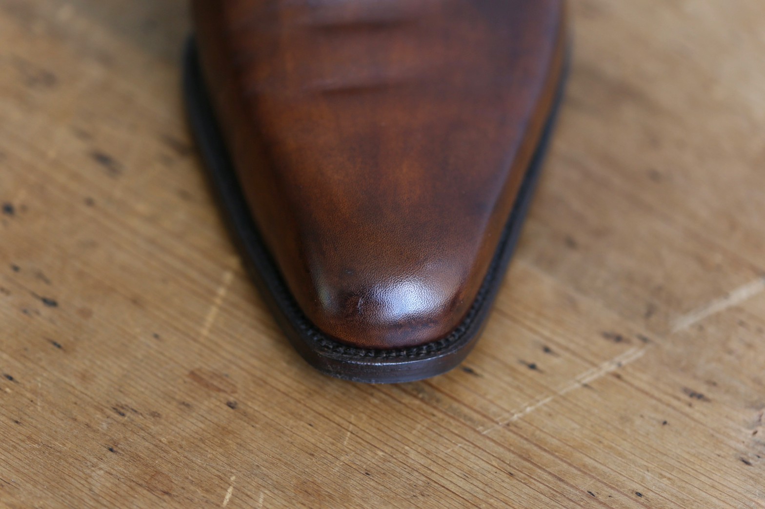ベルルッティ Berluti】貴重ビスポーク注文靴 外羽根プレーントゥ 7 茶 