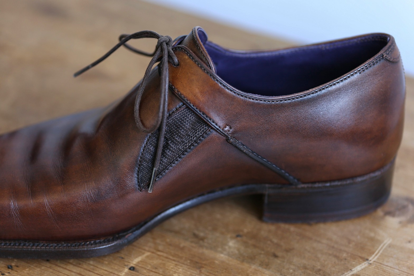 ベルルッティ Berluti】貴重ビスポーク注文靴 外羽根プレーントゥ 7 茶 