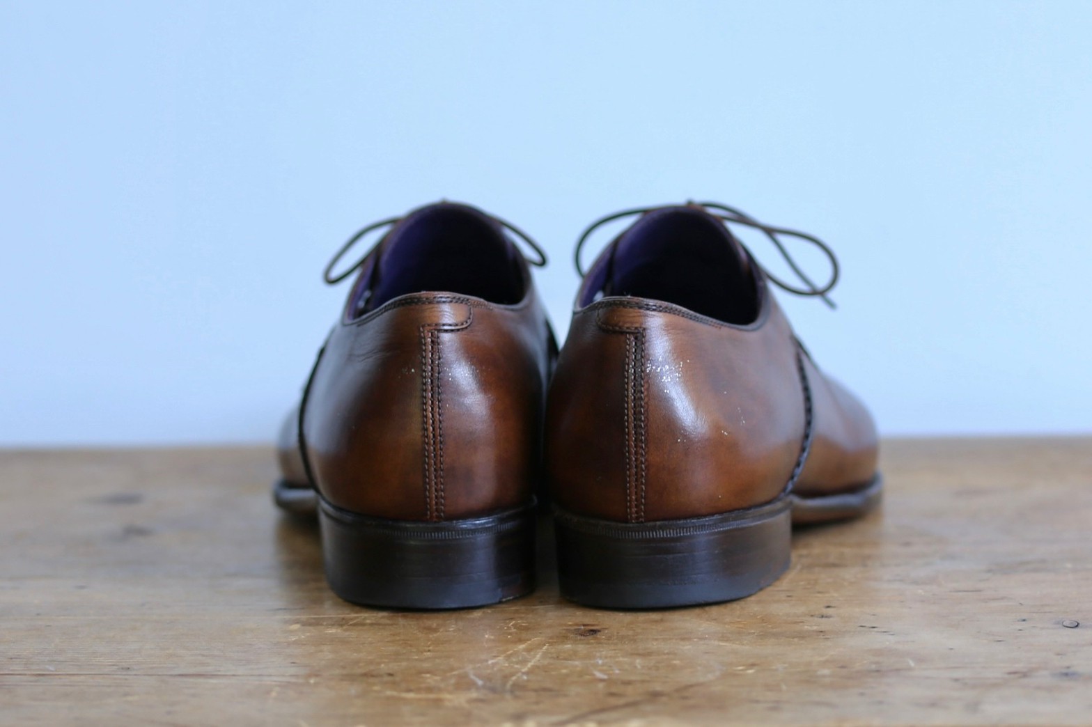 ベルルッティ Berluti】貴重ビスポーク注文靴 外羽根プレーントゥ 7 茶 