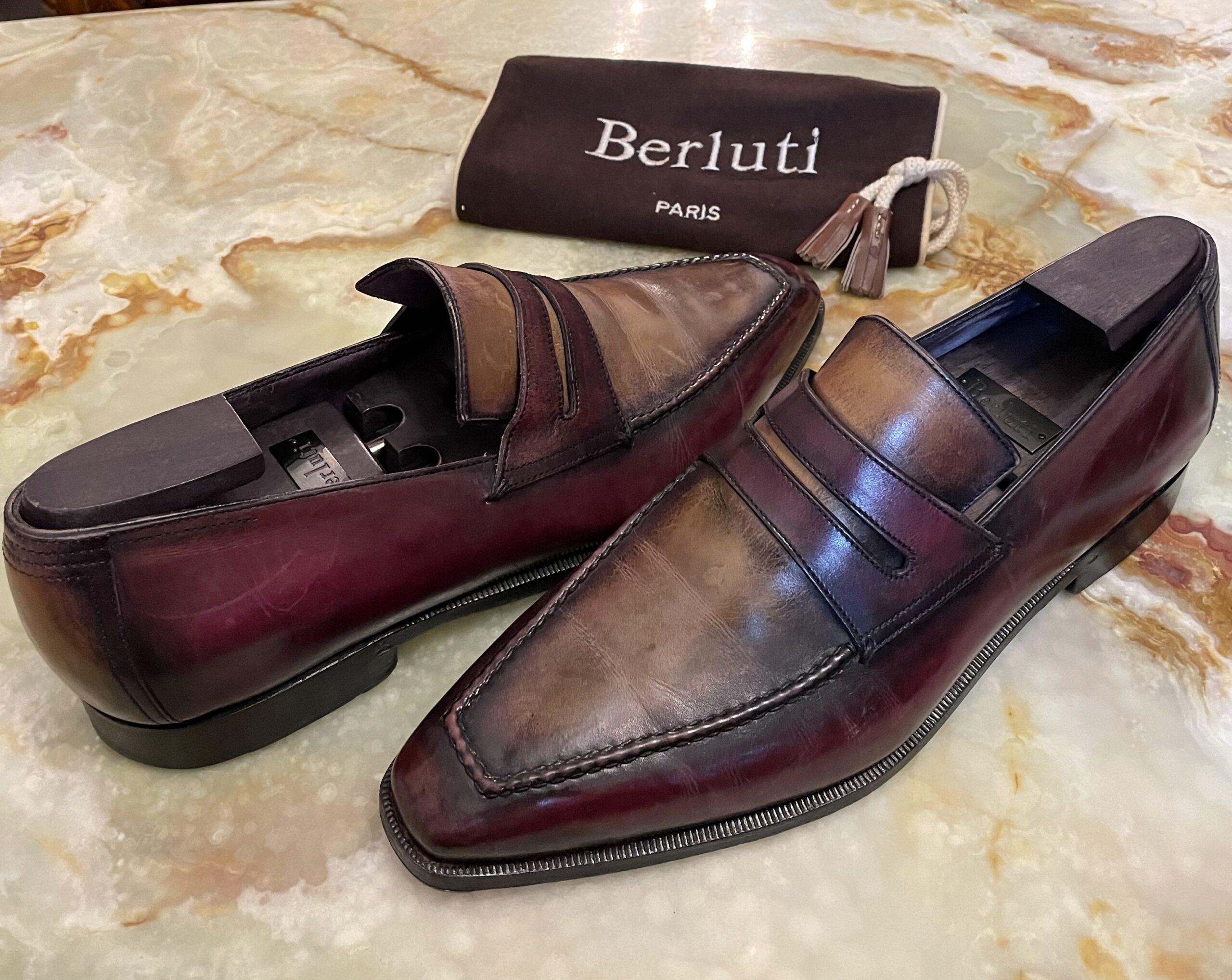 Berluti ベルルッティ パティーヌ メンズローファー - ドレス/ビジネス