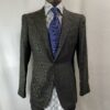 【ダルクオーレ DALCUORE】ビスポーク注文服 合い物 カシミヤ生地 チェック格子柄ジャケット 42～44位 {sold out thanks!} - 画像 (2)
