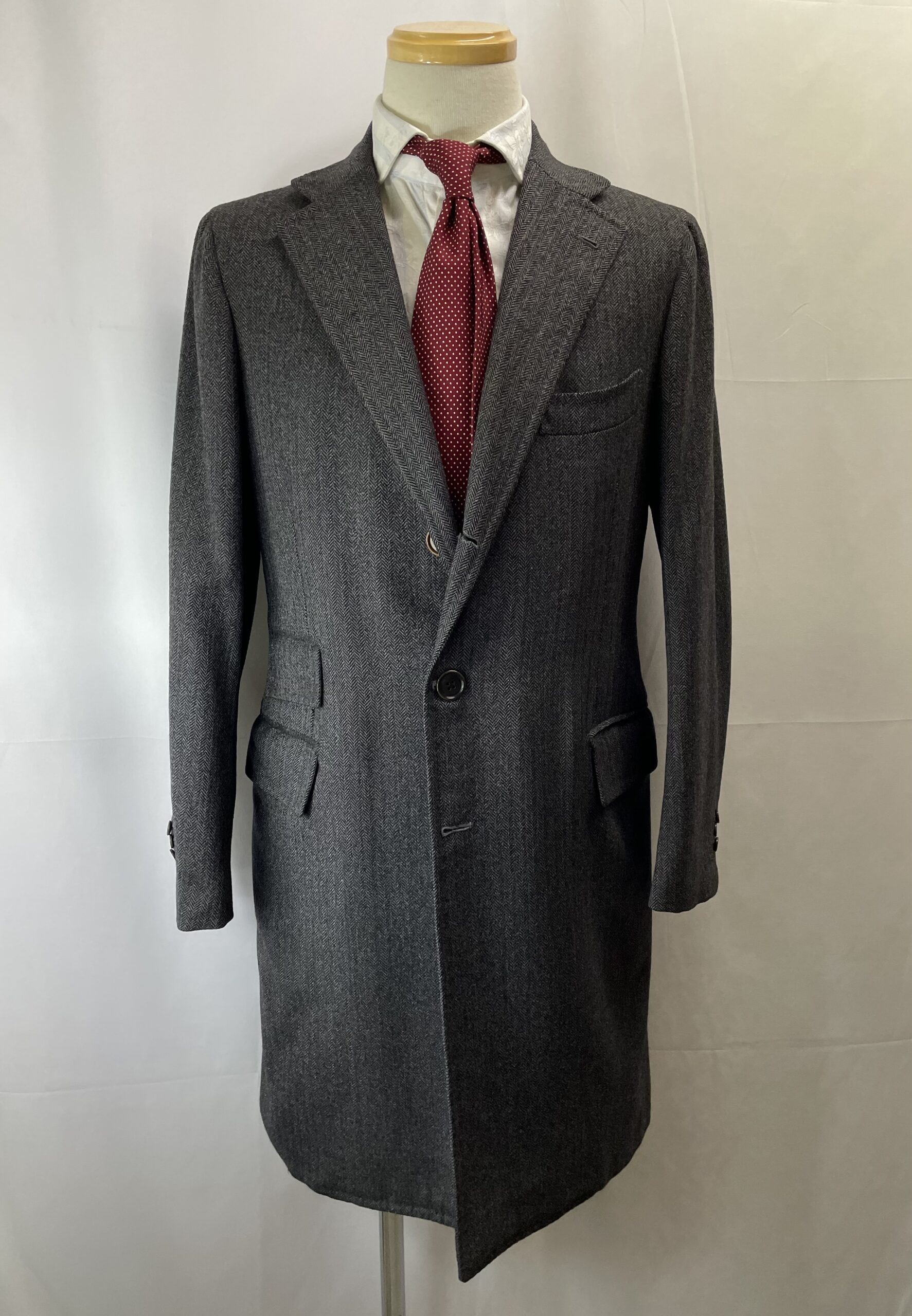 La Vera Sartoria Napoletana◇チェスターコート/46/ウール/ブルー