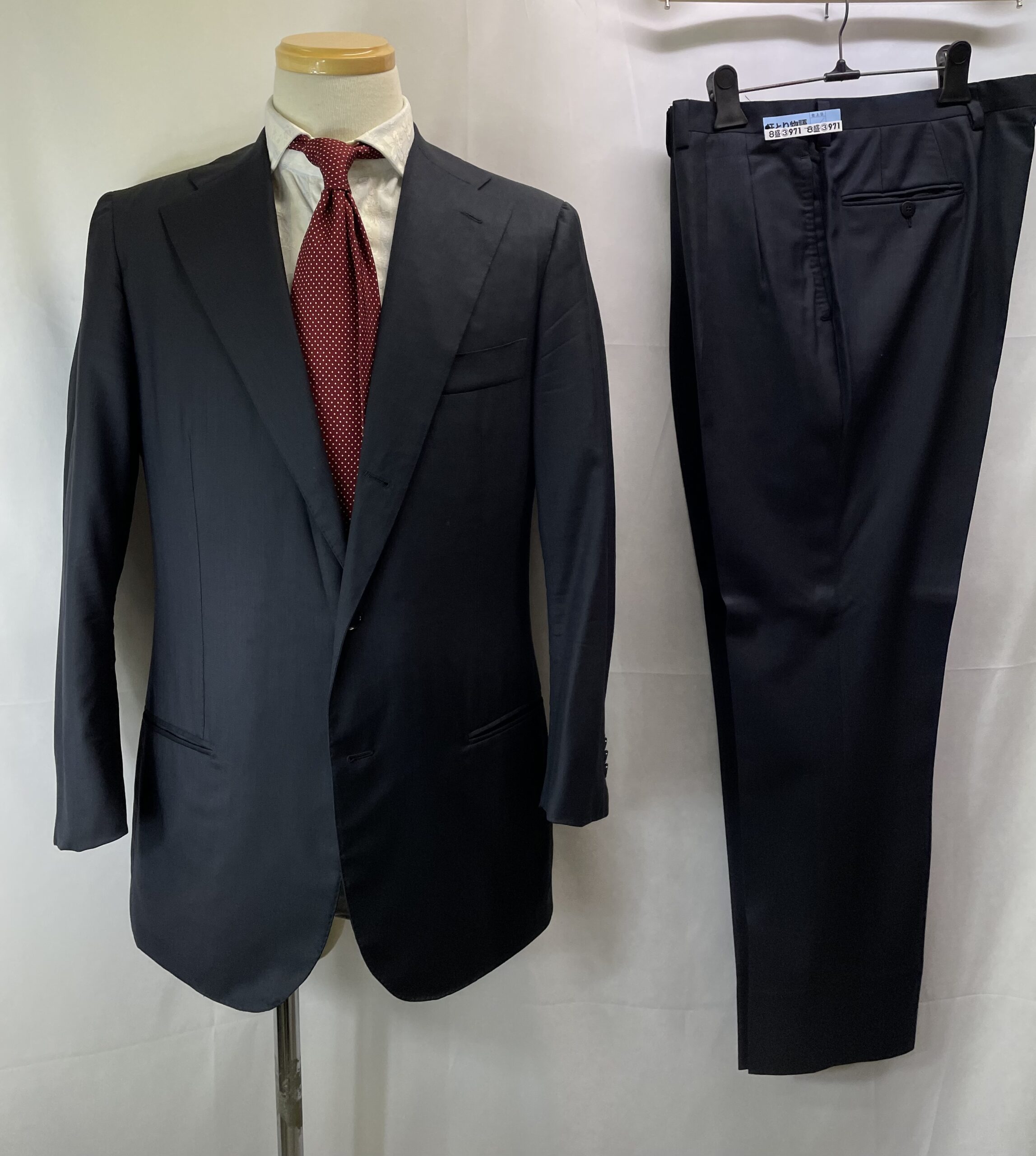 Sartoria Attolini アットリーニ】贅沢super180'sウール 定番ネイビー