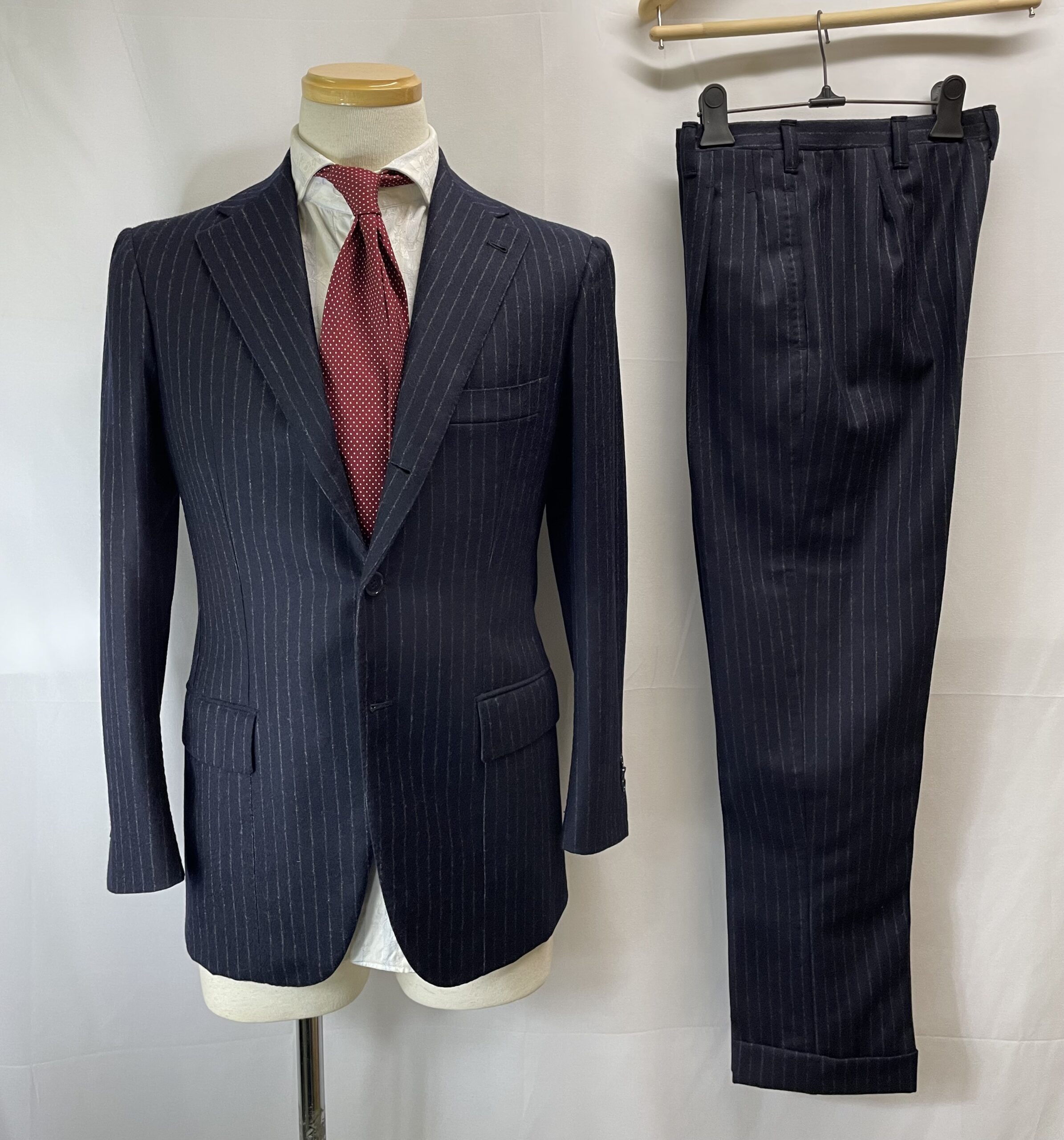 サルトリア ソリート フランネル スーツ Sartoria Solito 44 - スーツ 