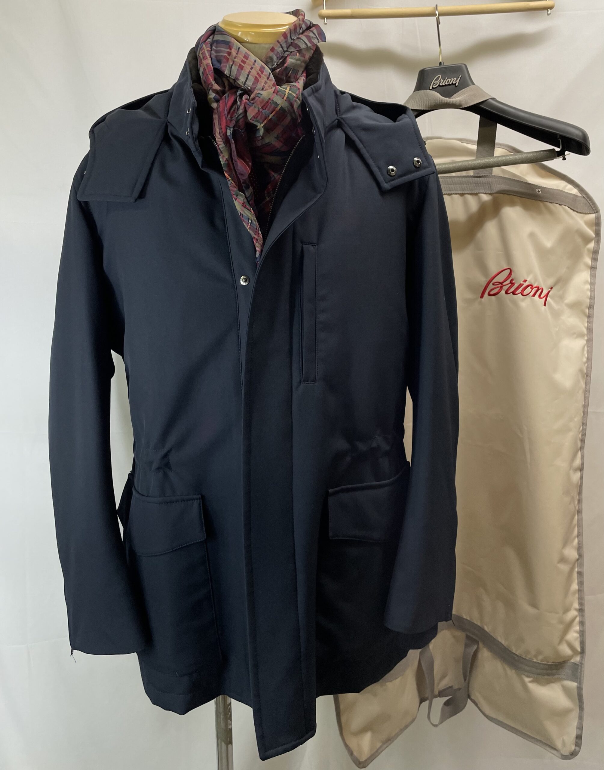 国内即発送】 Brioni インコ 50サイズ 「PALATINO」 ジャケット グレー 