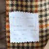 【キトン Kiton】秋冬向け カシミヤ100％千鳥格子柄ジャケット 48 茶橙 - 画像 (11)