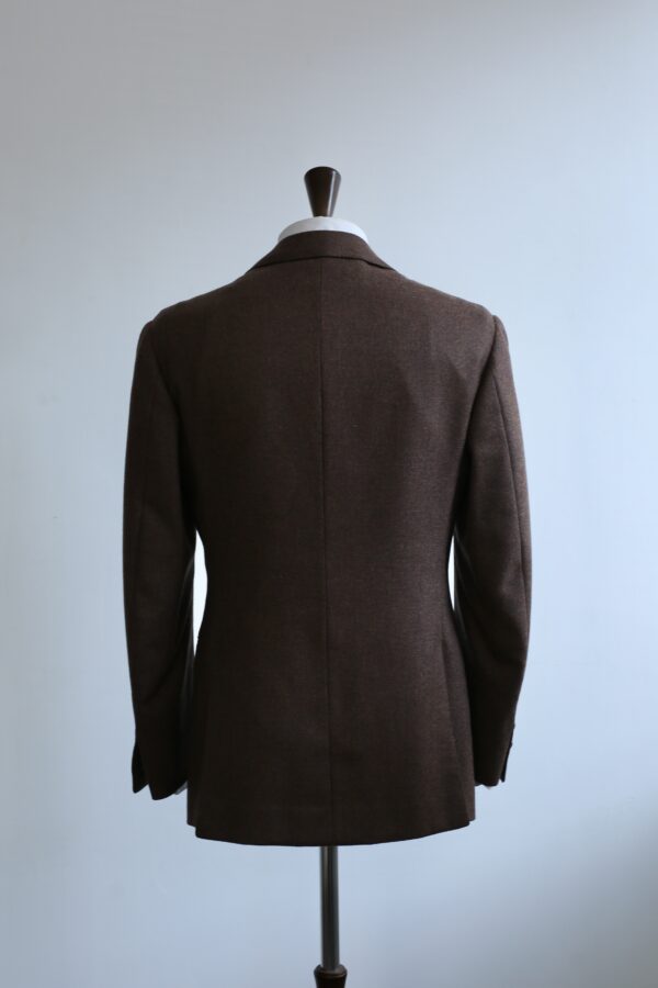 【LIVERANO & LIVERANO リベラーノ】ビスポーク注文服 秋冬向けライトツイード毛 ジャケット 茶色 44～46{sold out thanks!} - 画像 (8)