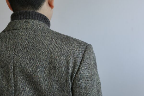 【リベラーノ LIVERANO】秋冬向け ライトツイード毛ホームスパン織り ジャケット 48{sold out thanks!} - 画像 (13)