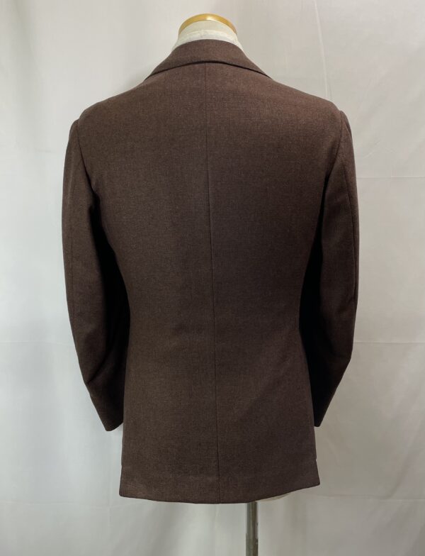 【LIVERANO & LIVERANO リベラーノ】ビスポーク注文服 秋冬向けライトツイード毛 ジャケット 茶色 44～46{sold out thanks!} - 画像 (3)