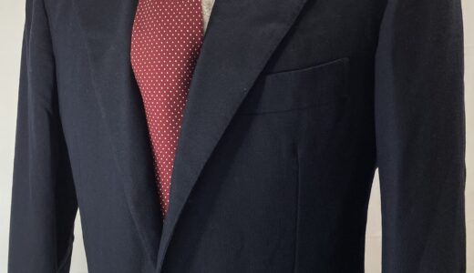 【Kiton キトン CiroPaone×TIEYOURTIE】ナポリ仕立ての王様 通年合い物 定番ネイビージャケット 46 濃紺無地{sold out thanks!}