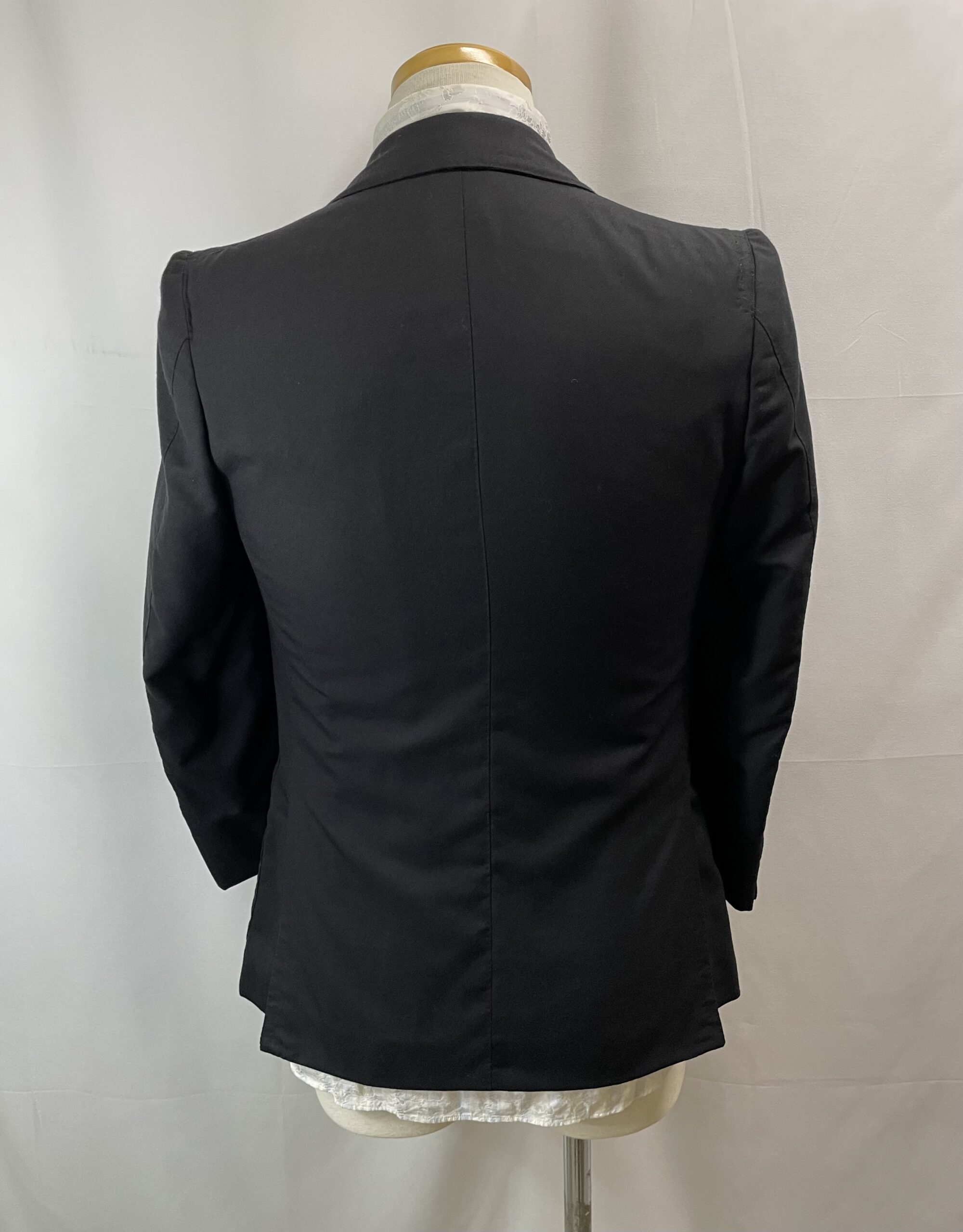 【COSTANTINO コスタンティーノ】ビスポーク注文服 究極Vicunaビキューナ生地 一生物 ネイビージャケット 42~44 XS 濃紺無地 - 画像 (3)
