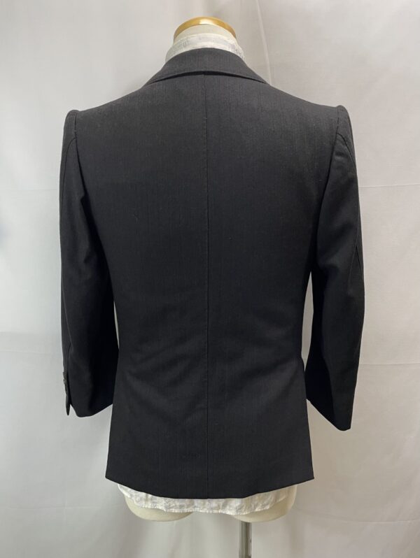 【COSTANTINO コスタンティーノ】ビスポーク注文服 ヴィンテージ生地 3Pスリーピース ダークグレースーツ 42～44{sold out thanks!} - 画像 (4)