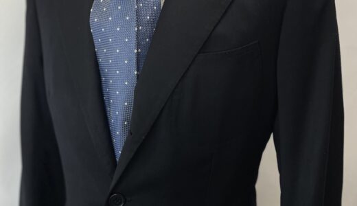 【Pirozzi ピロッツィ】ナポリ四天王 貴重スミズーラ注文服 合い物 定番ネイビージャケット 44～46 濃紺無地{sold out thanks!}