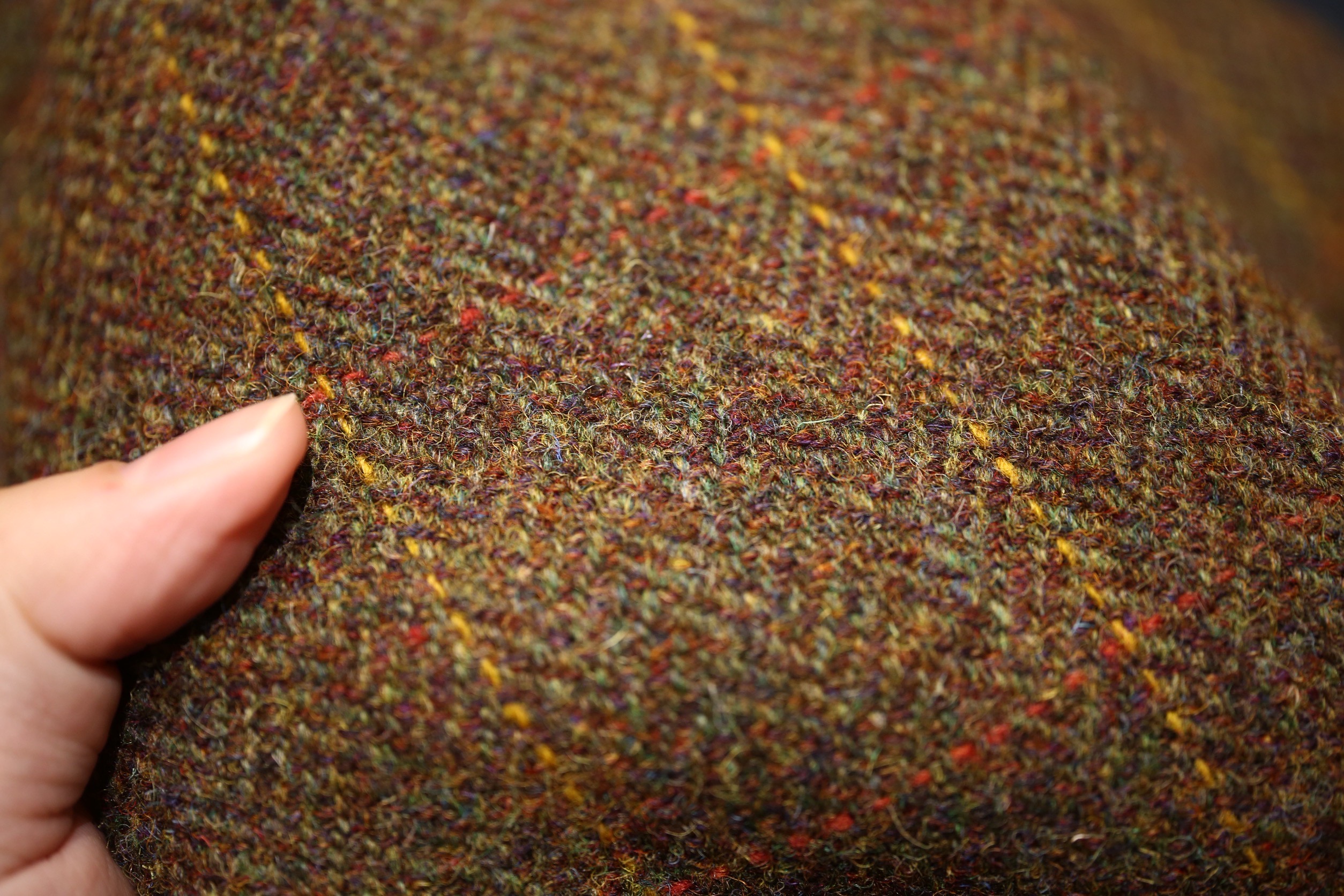 【Leonardi レオナルディ】手仕事ナポリ仕立て スミズーラ注文服 秋冬向け ツイードジャケット 42~44 - 画像 (11)