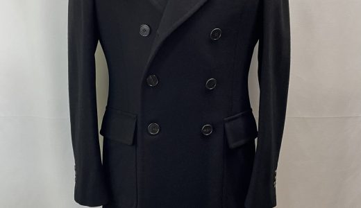 【Belvest ベルベスト】良質カシミヤ混ウール 美麗アルスターコート 48 濃紺色{sold out thanks!}