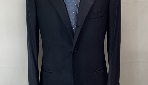 【Kiton キトン】秋冬春向け 贅沢カシミヤ100％ 定番ネイビージャケット 50 52 濃紺色無地{sold out thanks!}