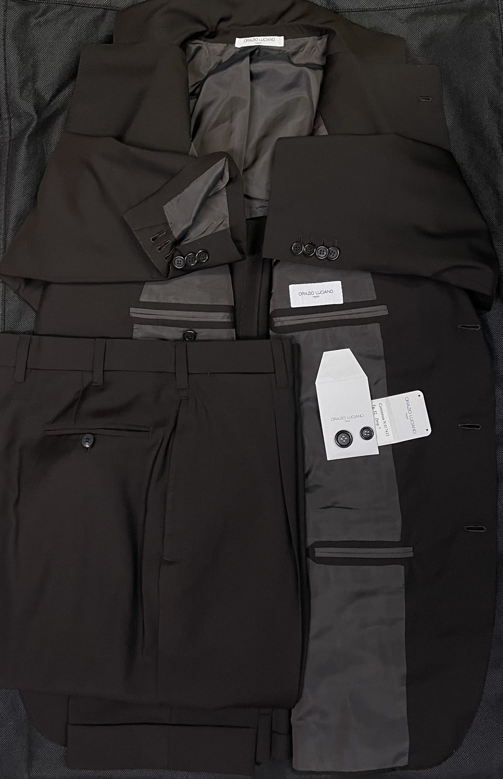 ORAZIO LUCIANO オラツィオ ルチアーノ】伊製モヘア混ウール 春夏向け