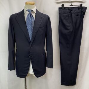 【CIARDI チャルディ】ナポリ四天王サルトリア ビスポーク注文服 ダークグレースーツ 50位 濃灰色