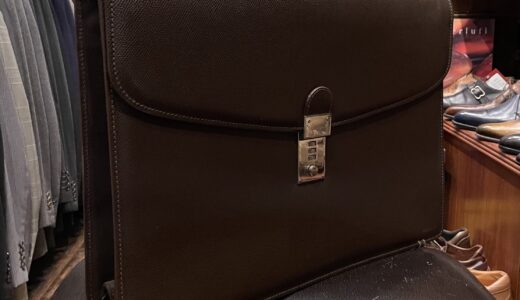 【DELLGA デルガ】本革グレインレザー 上質ブリーフケース 3室ビジネスバッグ鞄 濃茶色{sold out thanks!}